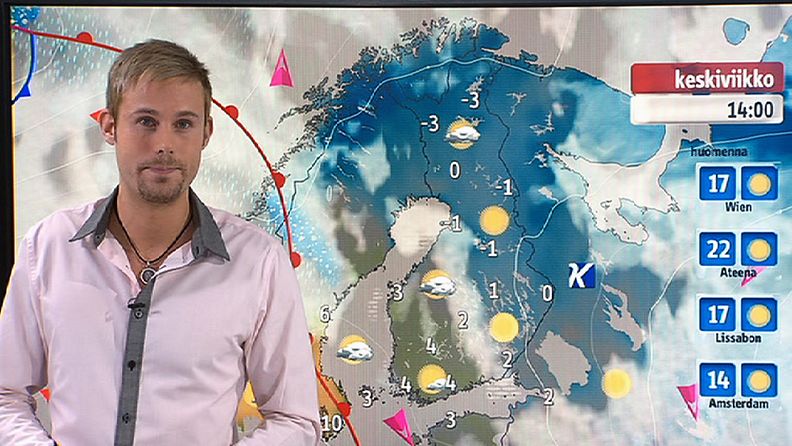 Meteorologi Aleksi Jokela.