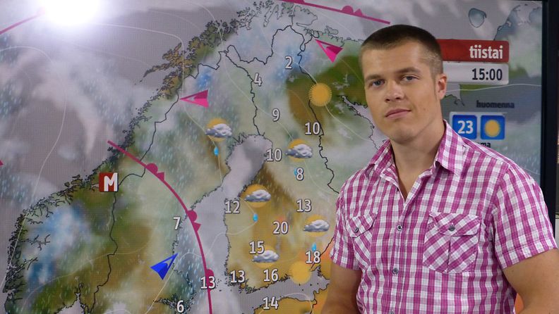 Markus Mäntykannas aloitti MTV3:n meteorologina keväällä 2013.
