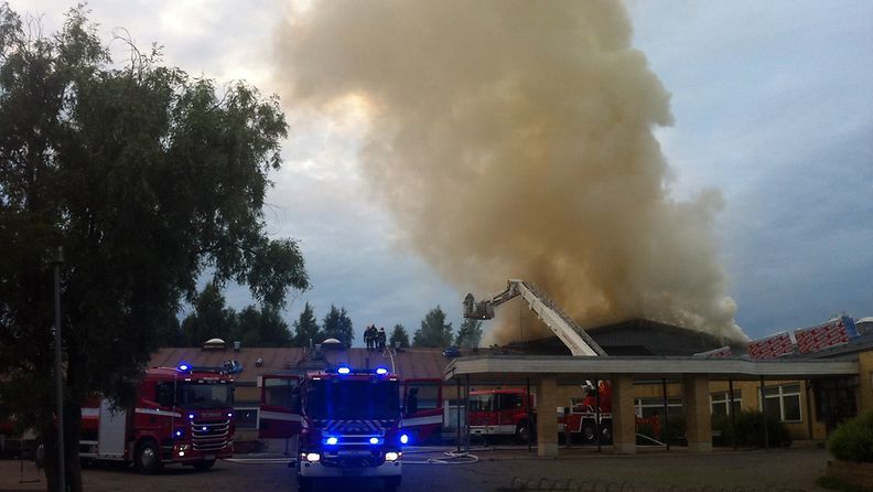 Peitsarinkoulu oli tulessa Mikkelissä torstain ja perjantain välisenä yönä.
