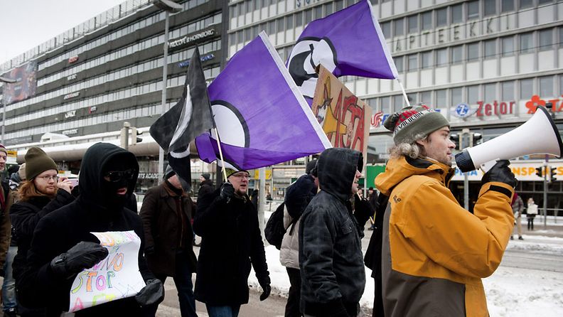Kauppasopimus ACTAn eli Anti-counterfeiting Trade Agreement vastainen mielenosoitus järjestettiin Helsingissä 11. helmikuuuta 2012. Mielenosoituksen järjestelyyn osallistuivat Piraattipuolue sekä Piraattinuoria ja digitaalisia kansalaisoikeuksia puolustava Effi-yhdistys.
