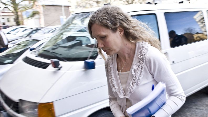 Vaasan hovioikeus kuuli Porin käräjäoikeudessa miehensä murhasta tuomittua Anneli Aueria maanantaina 9. toukokuuta 2011.