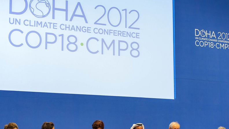 Ilmastoneuvottelijat ovat koolla Qatarin Dohassa