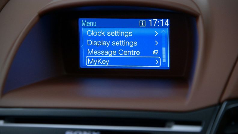 Ford Fiestan My key -teknologialla voidaan säätää muun muassa auton maksinopeus.