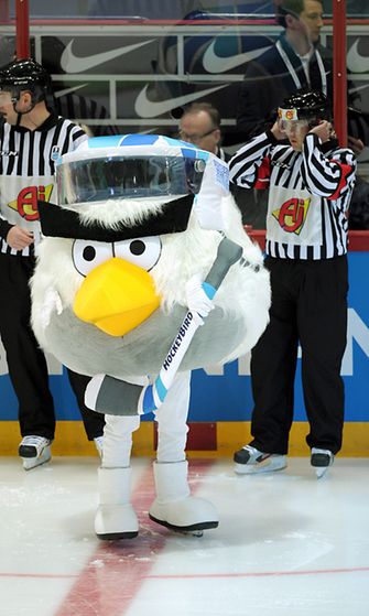 Kisojen virallinen maskotti - Hockey Bird!