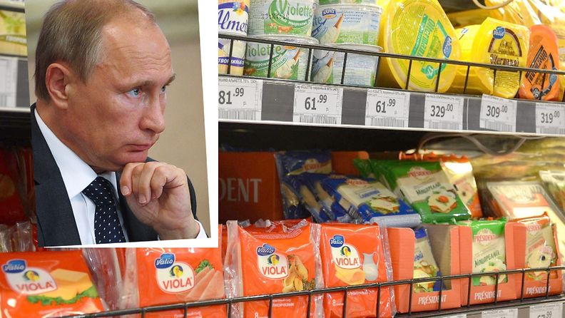 Putin pakotteet maitotuotteet