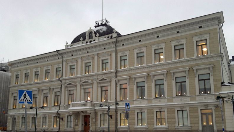 Korkein oikeus sijaitsee Kauppatorin tuntumassa Helsingissä. (Kuva: MTV3)