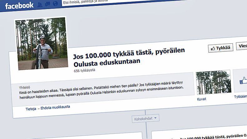 Keskustan puheenjohtjajn Juha Sipilän haaste Facebookissa.