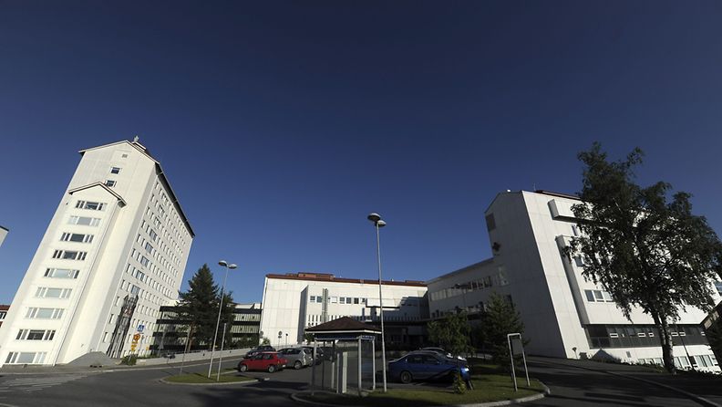 Pohjois-Karjalan keskussairaala Joensuussa. 