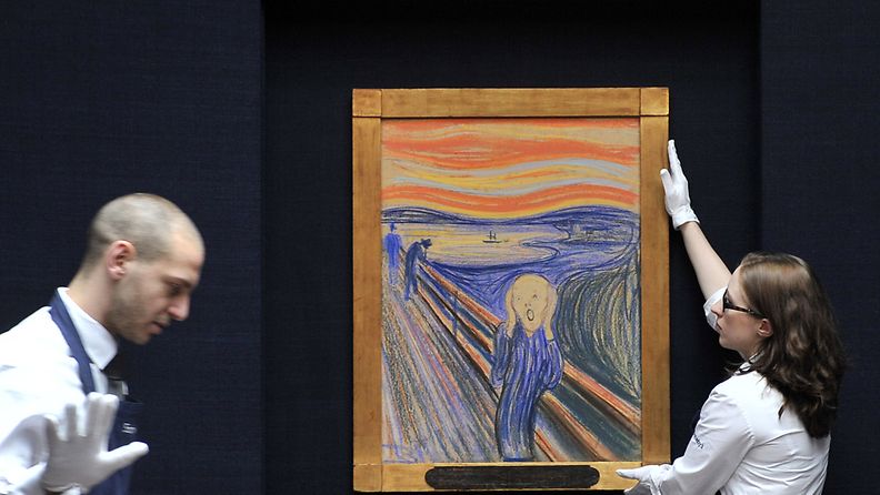 Edvard Munchin Huuto-maalauksesta maksettiin ennätyshinta.