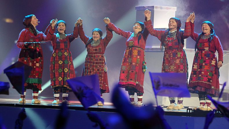 Venäjän mummokuoro oli yksi vuoden 2012 euroviisujen suosikeista.