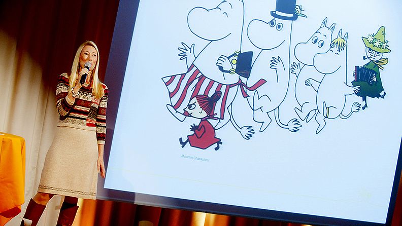 Moomin Charactersin taiteellinen johtaja Sophia Jansson.