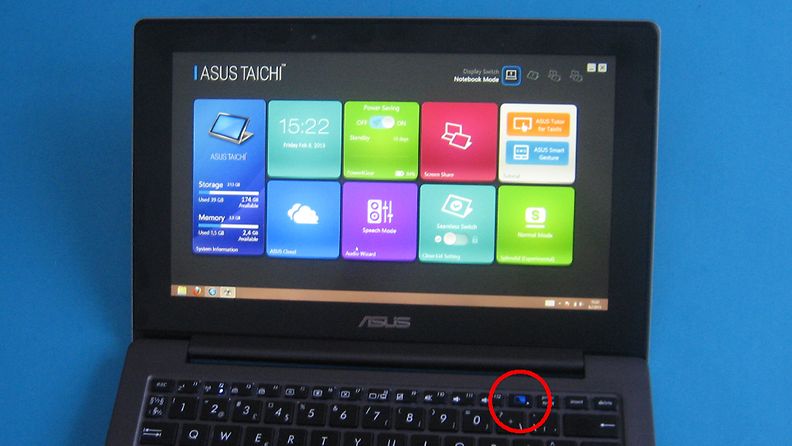 Asus Taichi Windows 8 -ultrabook -kannettava