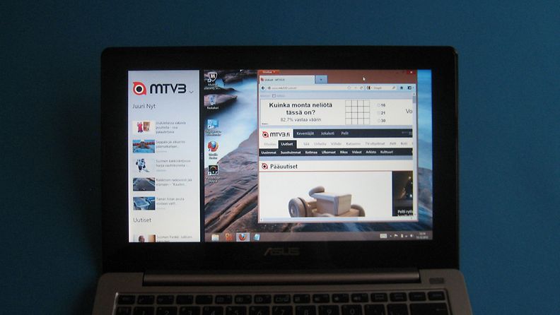 Asus VivoBook X202E - kosketusnäytöllinen Windows 8 -kannettava.
