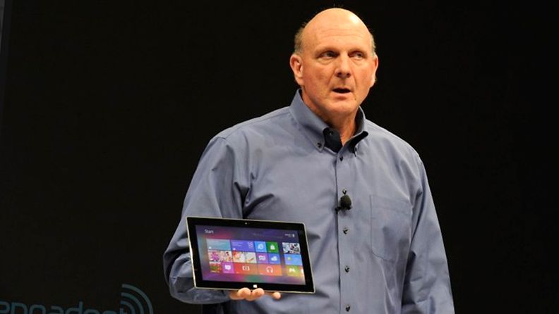 Microsoftin Surface-tabletkone. Kuvakaappaus Engadgetin sivuilta.