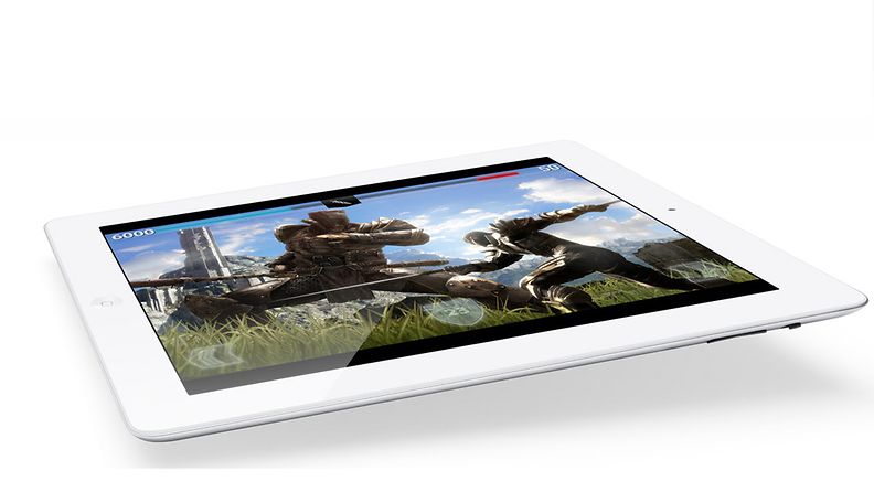 Uusi iPad 2012. Kuvakaappaus Applen sivuilta.