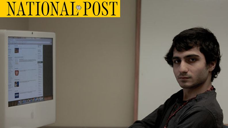 Ahmed Al-Khabaz erotettiin kanadalaisesta collegesta sen jälkeen, kun hän oli paljastanut tietoturvaongelman. Kuvakaappaus National Postin sivuilta.