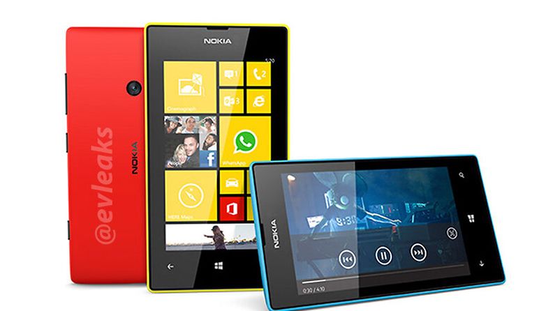 Väitetty kuva Lumia 520 puhelimesta. Kuvakaappaus @evleaks