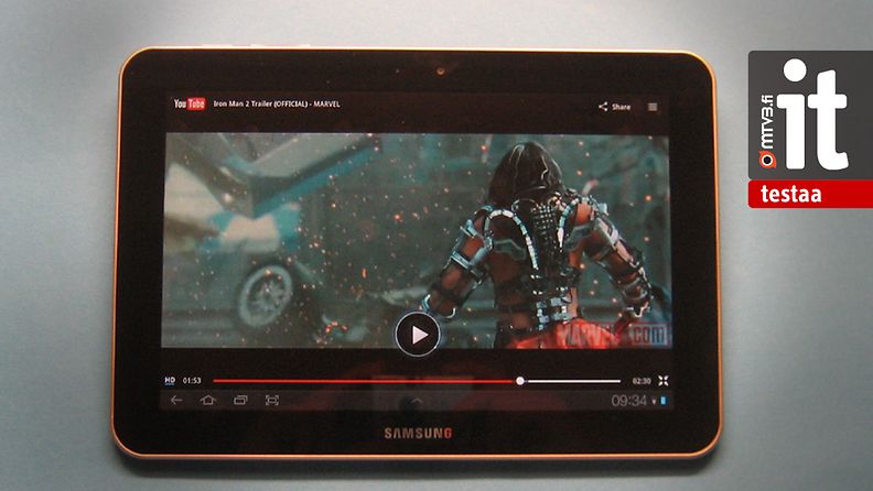 Samsung Galaxy Tab 8.9 -tabletkone. Kuva: Jari Heikkilä