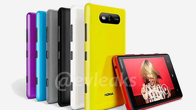 Väitetty kuvavuoto Nokia Lumia 820-puhelimesta.
