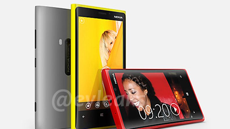 Väitetty kuvavuoto Nokia Lumia 920-puhelimesta.