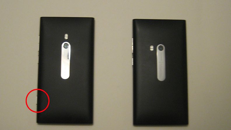 Nokia Lumia 800 ja Nokia N9. Kuva: Jari Heikkilä