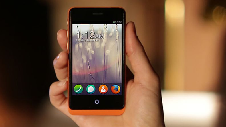 Mozilla ja Geeksphone esittelivät Keon puhelimen, joka käyttää Firefox-käyttöjärjestelmää. Kuvakaappaus Geeksphonen sivuilta.'