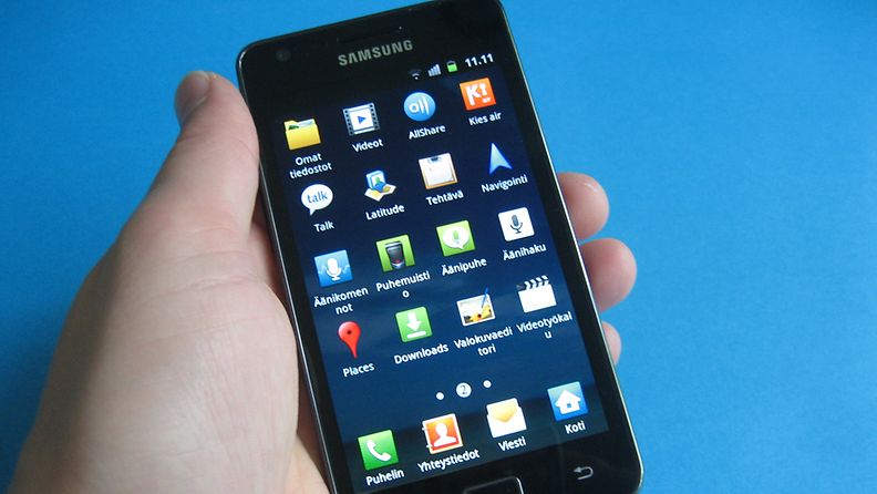 Samsung Galaxy S2, älypuhelin, Android
