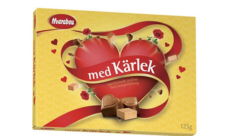 Suomen markkinoille on virheellisesti toimitettu Ruotsin markkinoille tarkoitettua Marabou med Kärlek 125 g –tuotetta Marabou Hjärtan 125 g –tuotteen sijaan. Tuotteesta puuttuvat suomenkieliset pakkausmerkinnät.