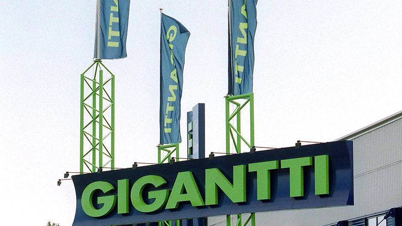 Arkistokuva Gigantti-myymälästä Vantaalla.