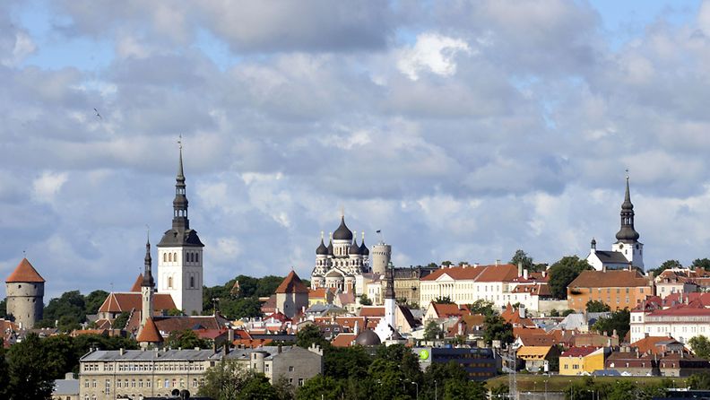 Tallinnan vanha kaupunki Virossa keskiviikkona 25. kesäkuuta 2008.  