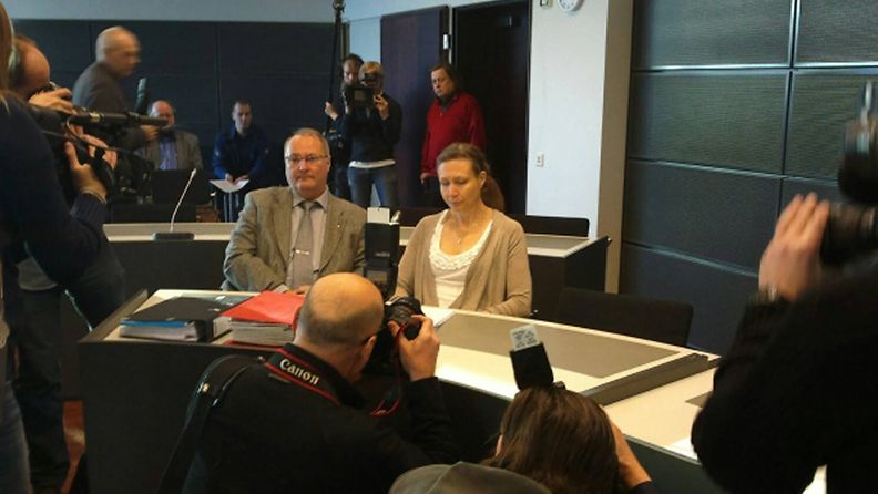 Uutissilmä: 29.2.2012, Anneli Auer oikeudenkäynnissä
