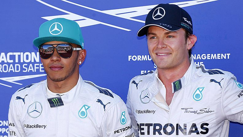 Lewis Hamilton ja Nico Rosberg