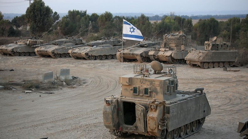 gaza israel tankit tulitauko