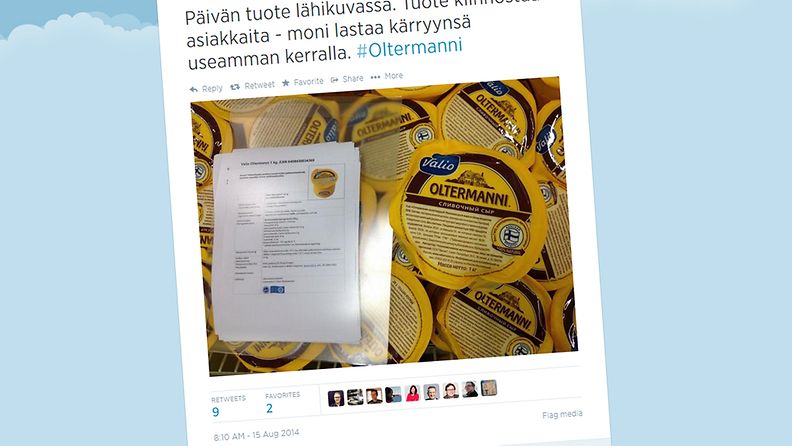 Venäjän markkinoille tarkoitettuja Oltermanni-juustoja myydään rajusti alennetulla hinnalla.