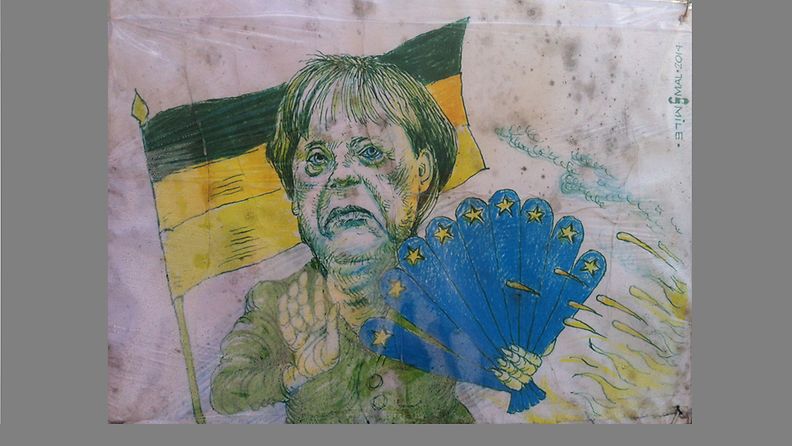 Pilakuva Saksan liittokansleri Angele Merkelistä