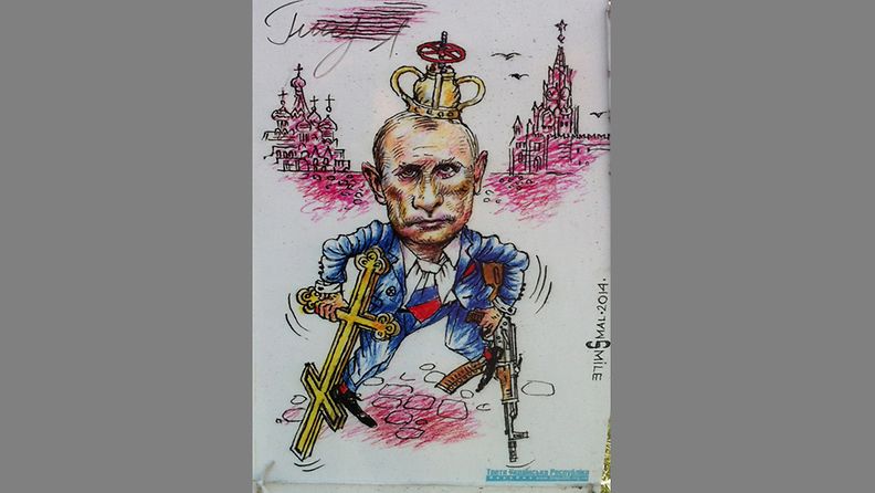 Pilakuva Venäjän presidentti Vladimir Putinista.