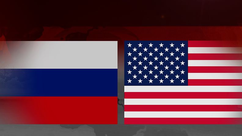 Yhdysvallat USA Venäjä liput, lippu