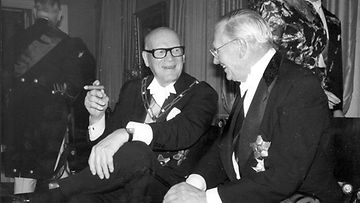 Vuorineuvos Marcus Wallenberg ja presidentti Urho Kekkonen. 