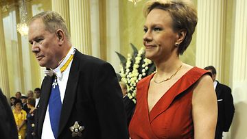 Paavo ja Päivi Lipponen itsenäisyyspäivän vastaanotolla presidentinlinnassa 6. joulukuuta 2010.