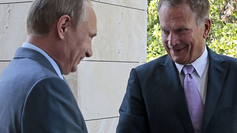 Presidentti Sauli Niinistö matkusti Venäjälle tapaamaan kollegaansa Vladimir Putinia.