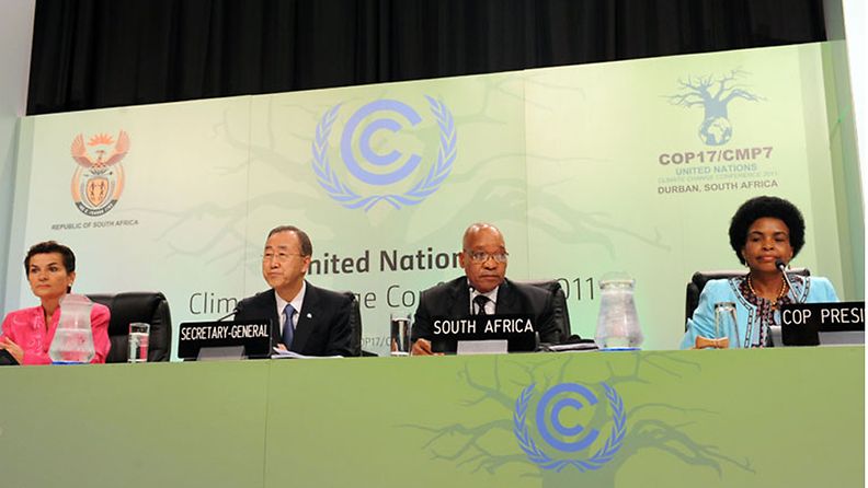 Durbanin ilmastokokouksessa aloitettiin neuvottelut ministeritasolla