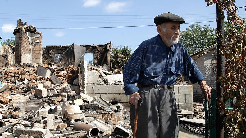 Ukraina sota Venäjä vanhus siviili