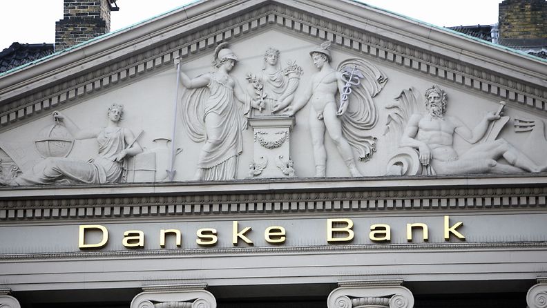Danske Bankin pääkonttori Kööpenhaminan keskustassa 27. marraskuuta 2007.  