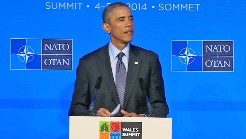 Barack Obama Nato-huippukokous Wales pressi 5.9.2014