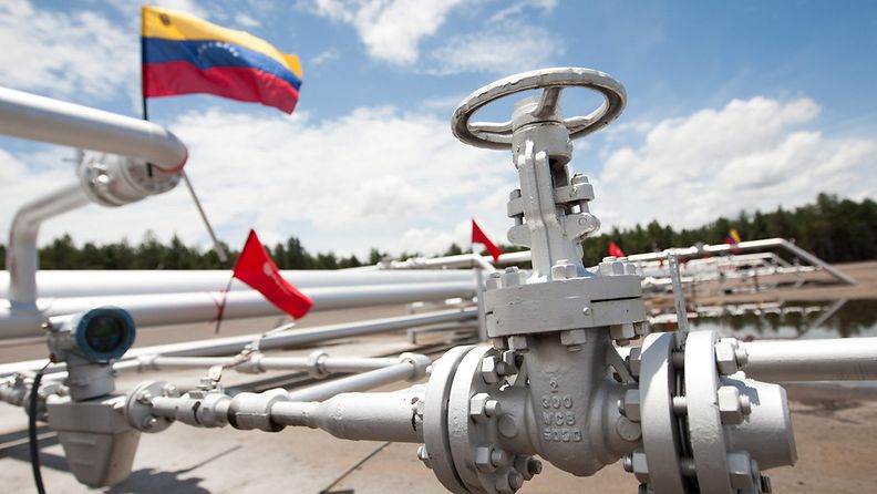 A view of the oil camp in Morichal district of Orinoco Oil Belt, Monagas state, Venezuela, on 22 August 2012. Reports state that President Hugo Chavez said on 21 August between 2013 and 2016 will be invested 130.000 million dollars in the belt, the first oil reserve worldwide, to increase the national production from 3 million barrels daily, to 6 million barrels.