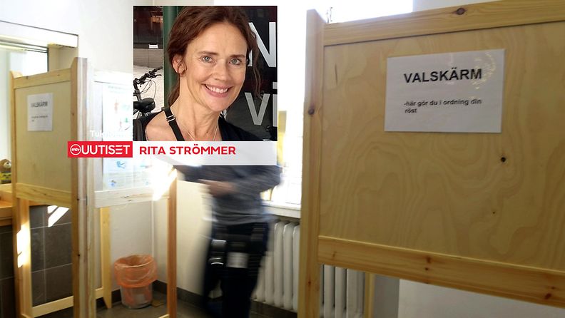 MTV Uutisten toimittaja Rita Strömmer seuraa Ruotsin valtiopäivävaaleja viikonlopun yli.