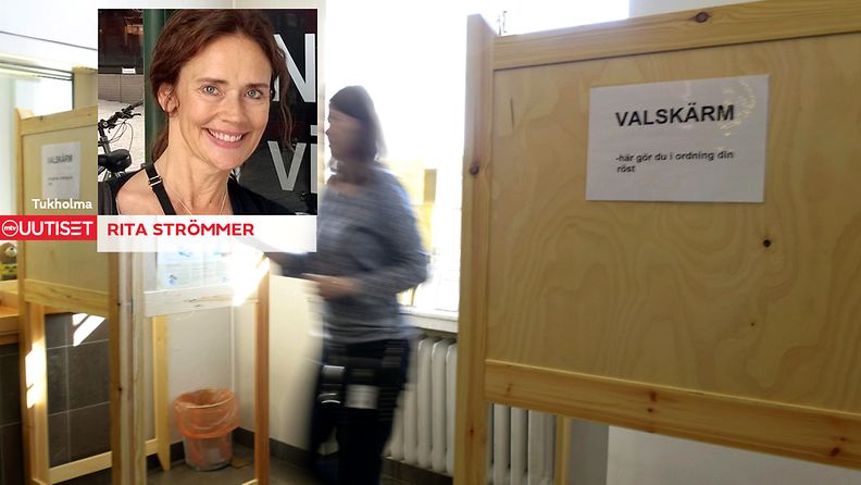 MTV Uutisten toimittaja Rita Strömmer seuraa Ruotsin valtiopäivävaaleja viikonlopun yli.