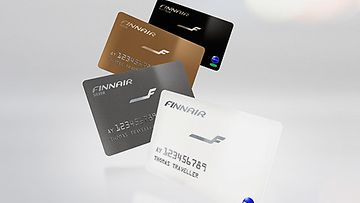 Finnairin uuden ilmeen mukaiset kanta-asiakaskortit