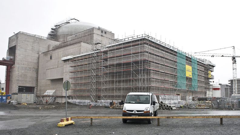 Eurajoelle rakennetaan Olkiluoto 3 -ydinvoimalaitosyksikköä.  