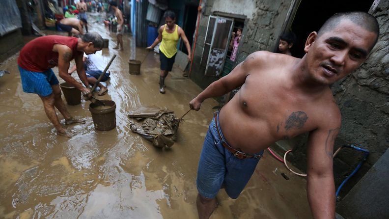 filippiinit tulvat myrsky